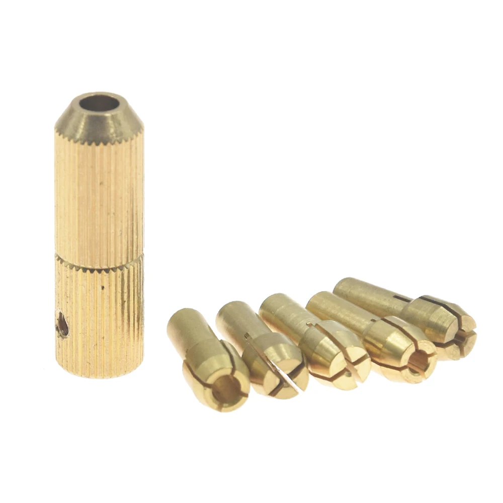 5Pcs Mini Drill Chucks 0.5 3.0mm Fit For 3.17mm Motor Shaft Micro Twist