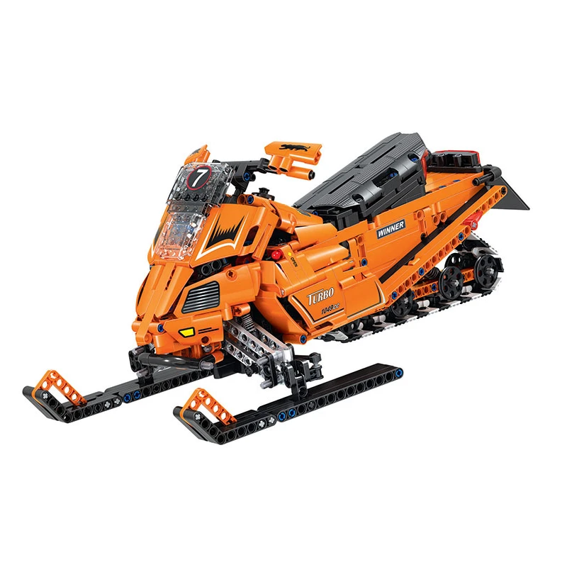 Winner 7068 961 шт. Technic Turbo Снегоход Мотоцикл Снежный мотоцикл строительные блоки