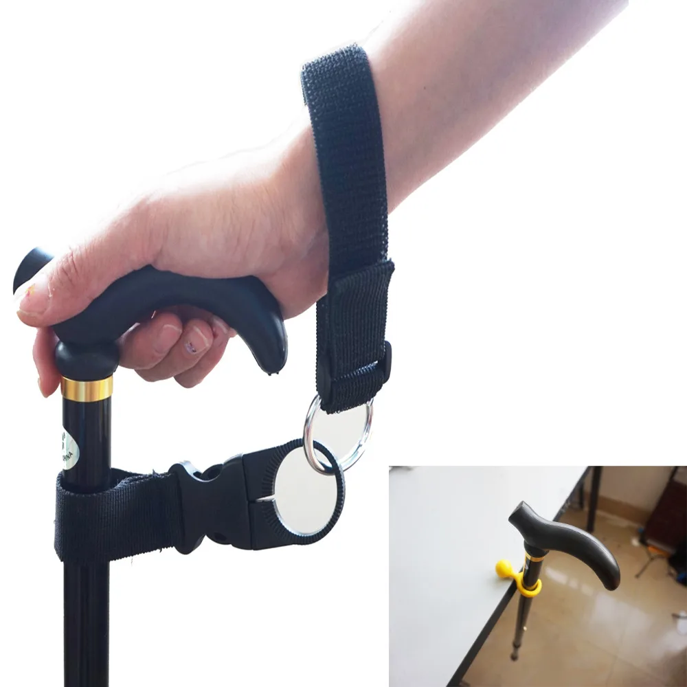 

Universal Walking Stick WRIST Mobility & Disability CORD Strap Loop Walkers Clip