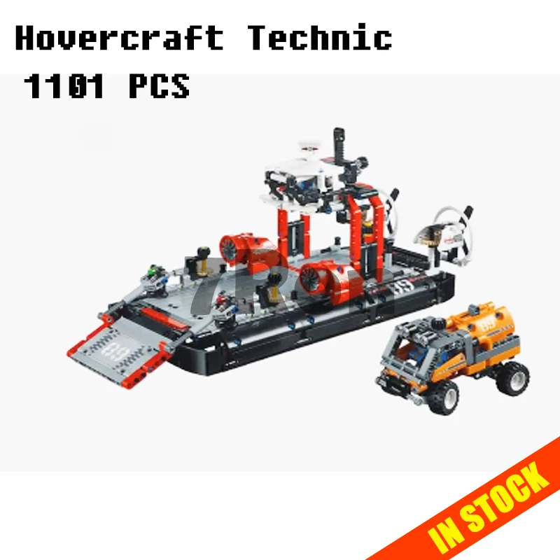 

Model building toys hobbies 20078 1101pcs Hovercraft Technic Compatible With lego 42076 Blocks Educational DIY Bricks