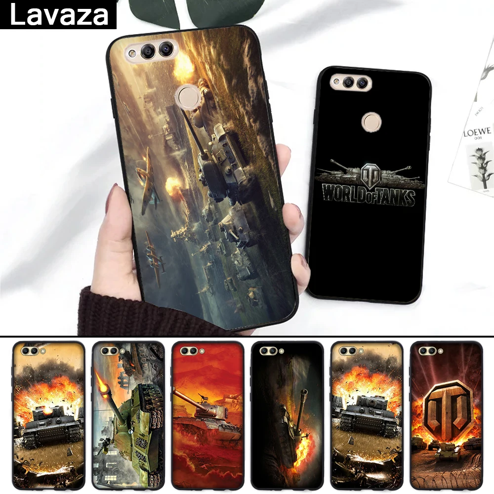 

Lavaza world of tanks Silicone Case for Huawei Honor 6A 7A 3GB Pro 7X 8 Lite 8X 8C 9 Note 10