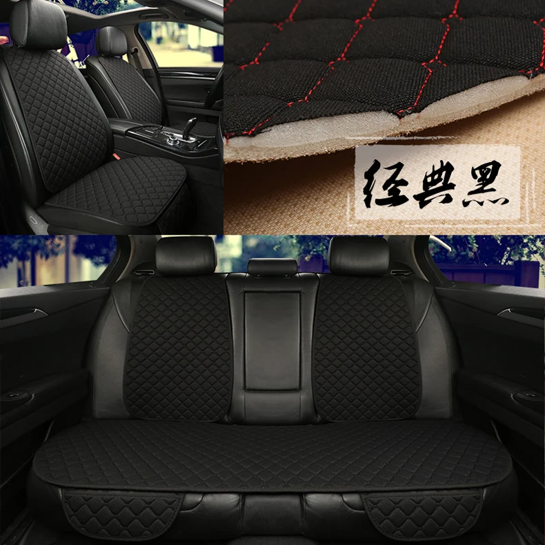 5 Seats Car Seat Covers Set Universal Fit Most Cars Seat Protector with Backrest Automobile Line Cushion Pad Mat for Auto Truck