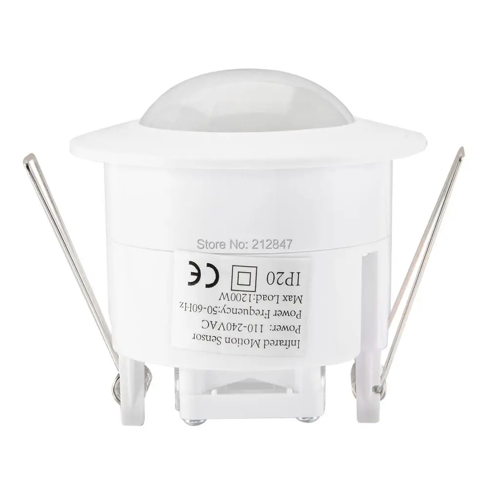 

110V-240V Ceiling PIR Infrared Body Motion Sensor Detector Lamp Light Switch