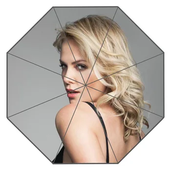 

Nice Charlize Theron Custom Sunny and Rainy Umbrella Design Portable Fashion Stylish Useful Umbrella gift for you