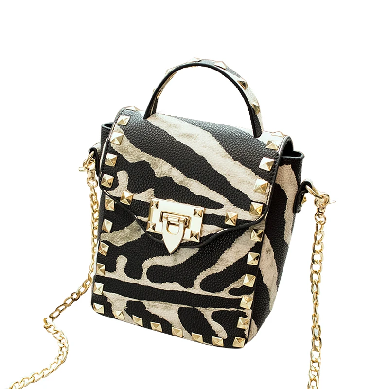 Aliexpress 2017 Mini Luxury Handbags Women Bags Designer Aliexpress 2017 Mini Luxury Handbags Women Bags Designer Leather Studded Shoulder Rivet Crossbody Bag Leopard Tote Valentine Purse From