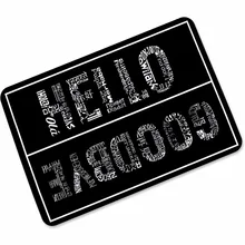 Amellor пол Ковры S коврики салон Прихожая открытый Коврики резиновая Вернуться Письмо печати области Ковры Рождество украшения GL02