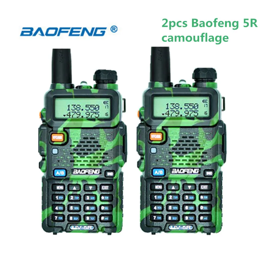 

2pk baofeng uv-5r dual band walkie-talkie radio transceiver cb radio communicator portable radio walkie talkie for truckers