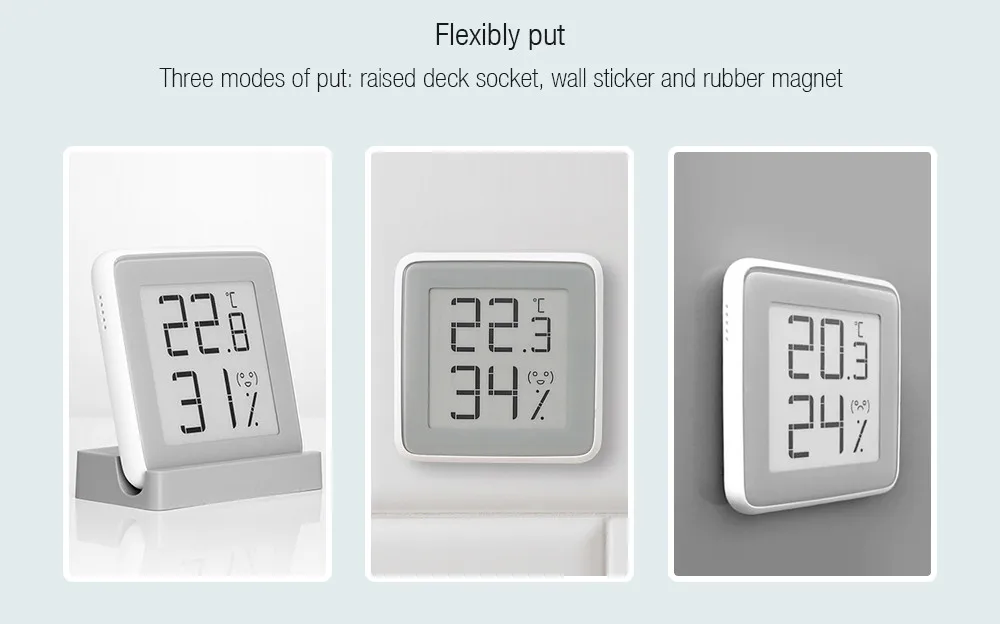 Xiaomi MiaoMiaoCe E-Link термометр датчик температуры и влажности дисплей с чернильным экраном цифровой измеритель влажности светодиодный измеритель влажности для дома