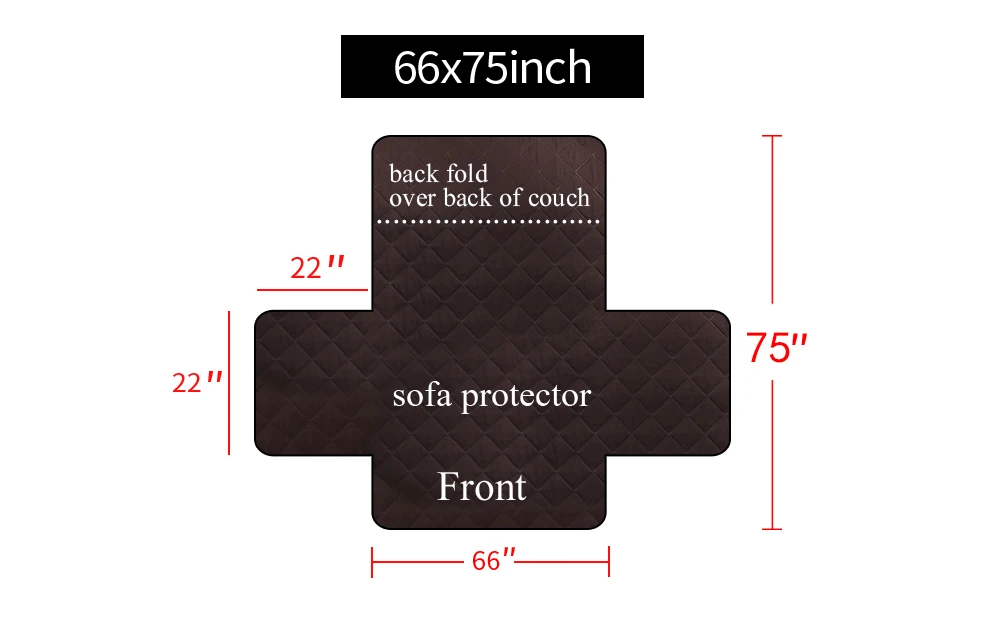 Waterproof Sofa Cover for Cat Dogs Pets Anti-dirty Non-slip Armchair Couch Slipcover Mat Loveseat Sofa Towel