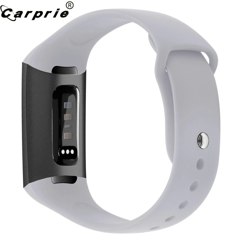 Новый дизайн спортивный силиконовый ремешок для умных часов Fitbit Charge 3