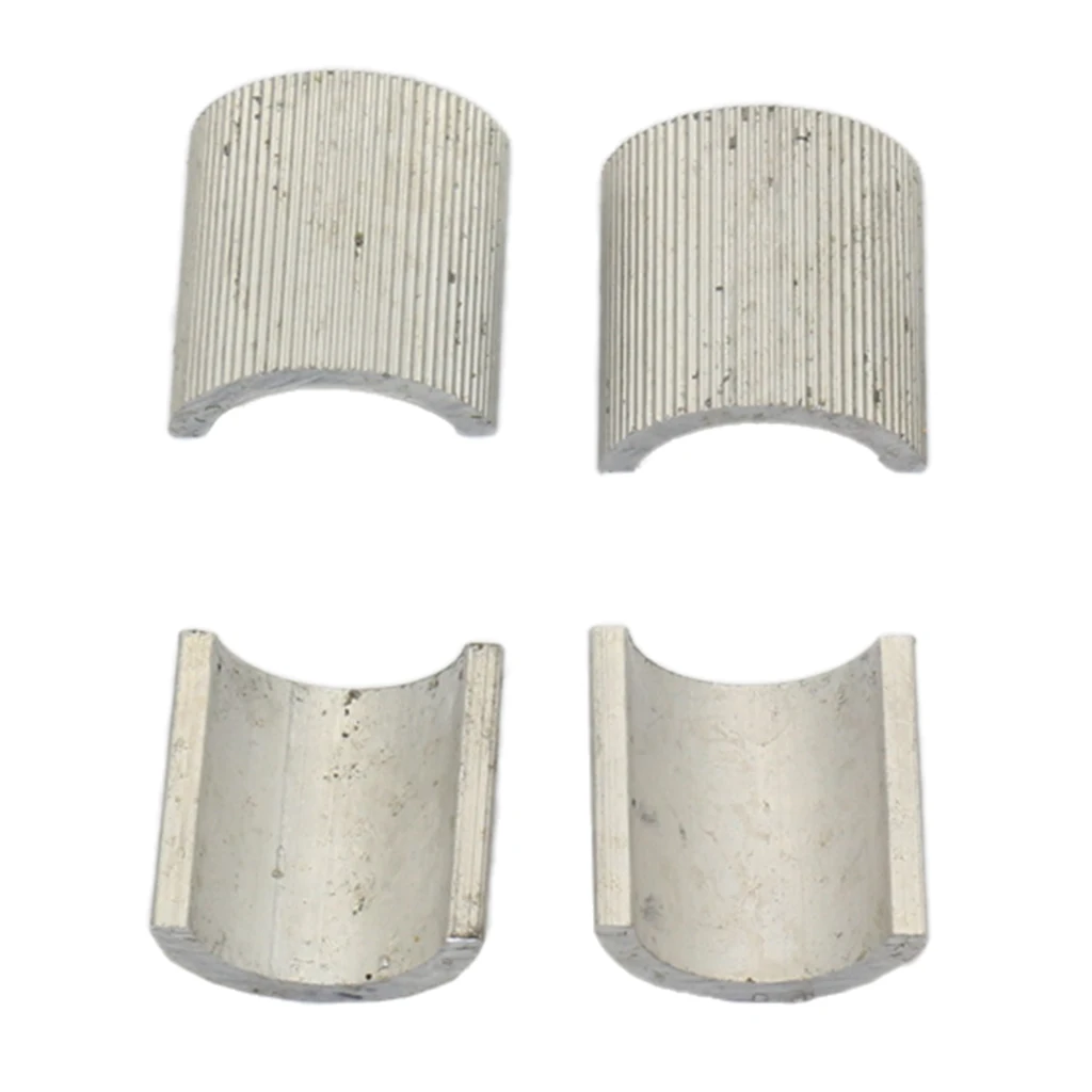 4 Pcs/Set Motorcycle 7/8 Inch to 1 Inch 22cm Handlebar Riser Clamp Conversion Shims Reducer Shells Spacers Dirt Bike Modified