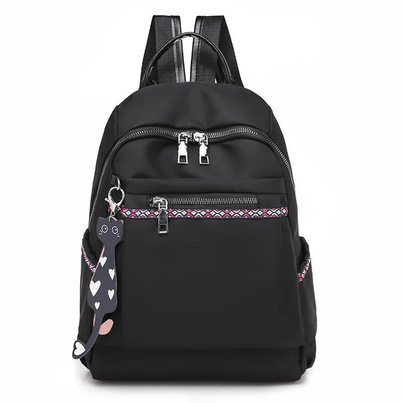 

2018 new shoulder bag Korean version of the tide bag take canvas bag women's backpack