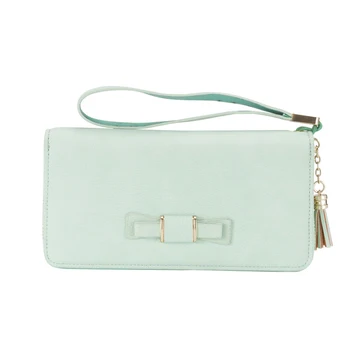 

Woman Zipper Butterfly Matte Skin Wallet Long Style Lady Handbag Purse Change Huge Capacity Closure Money Bag More Card Slots