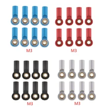 

Pack of 8Pcs Aluminum Alloy M3 Metal Ball Head Holder Tie Link Rod End Joint RC Climbing Crawlers Car For 1:10 D90 SCX10