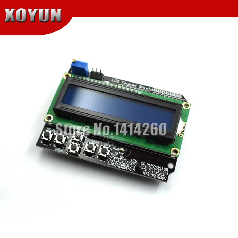 

LCD1602 character LCD input and output expansion board Keypad Shield Compatible with UNO R3