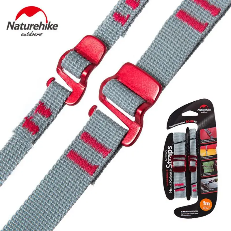 Ремень для багажа NatureHike многофункциональный ремень крючки зажим рюкзака палатки