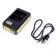 USB LCD Dispaly Dual Slot Quick Digital Battery Charger for Sony NPF550 F570 NP-F550 NP-F570 FM500H FM50 Battery