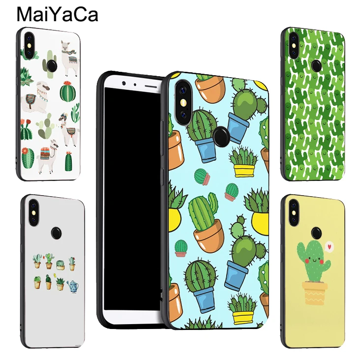 Чехол MaiYaCa succulent Cactus для POCO X3 F2 Pro F1 Red mi Note 9 8 T 7 9S 9C Mi 10 Lite A3 9T|Бамперы| |