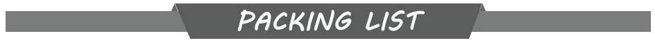 PACKING LIST