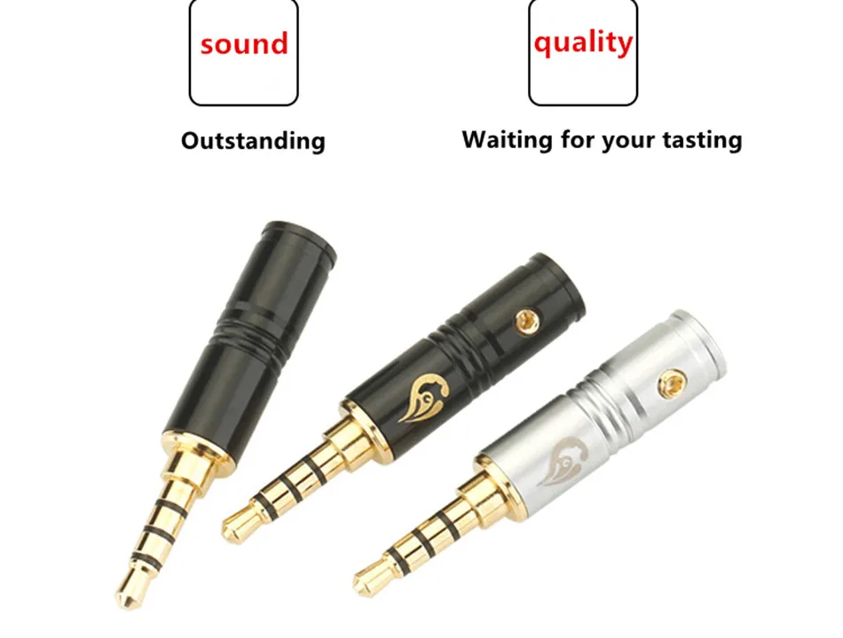2 шт. разъем Jack 3,5 разъем для наушников четырехуровневый прямой штекер для наушников аудио кабель аудио и видео разъем адаптер