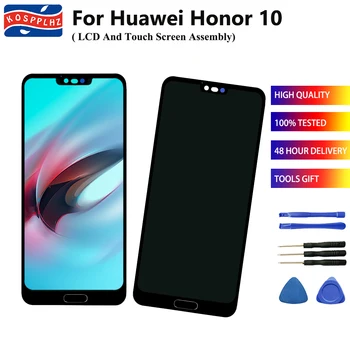 

100% Tested 5.8" For Huawei Honor 10 honor10 LCD Display Touch Screen Digitizer Assembly Replacement+fingerprint Honor10 COL-L29