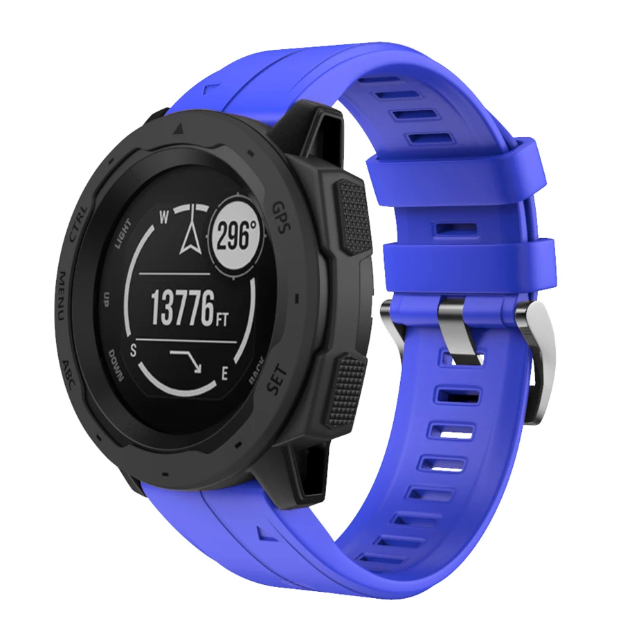 22 мм силиконовый ремешок для часов для Garmin Instinct Quick Release модный спортивный сменный ремешок легкий ремешок для часов Fenix 5