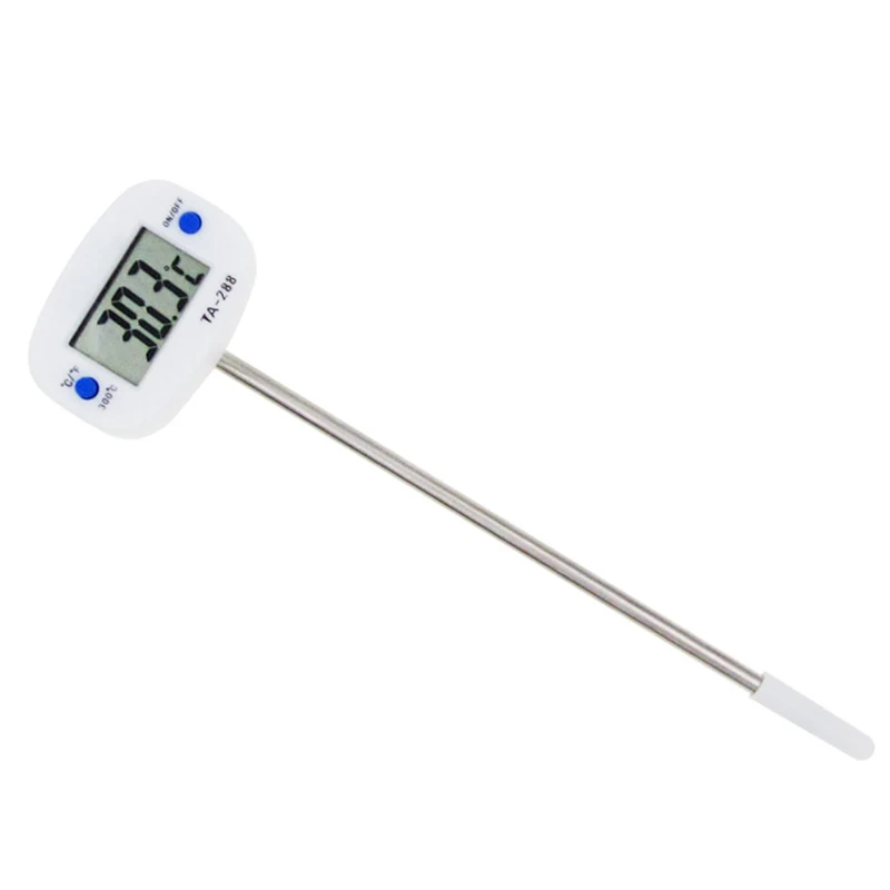 5pcsTA288 Rotatable Digital Food Thermometer BBQ Meat Chocolate Oven Milk Water Oil Cooking Kitchen Electronic Probe | Электроника