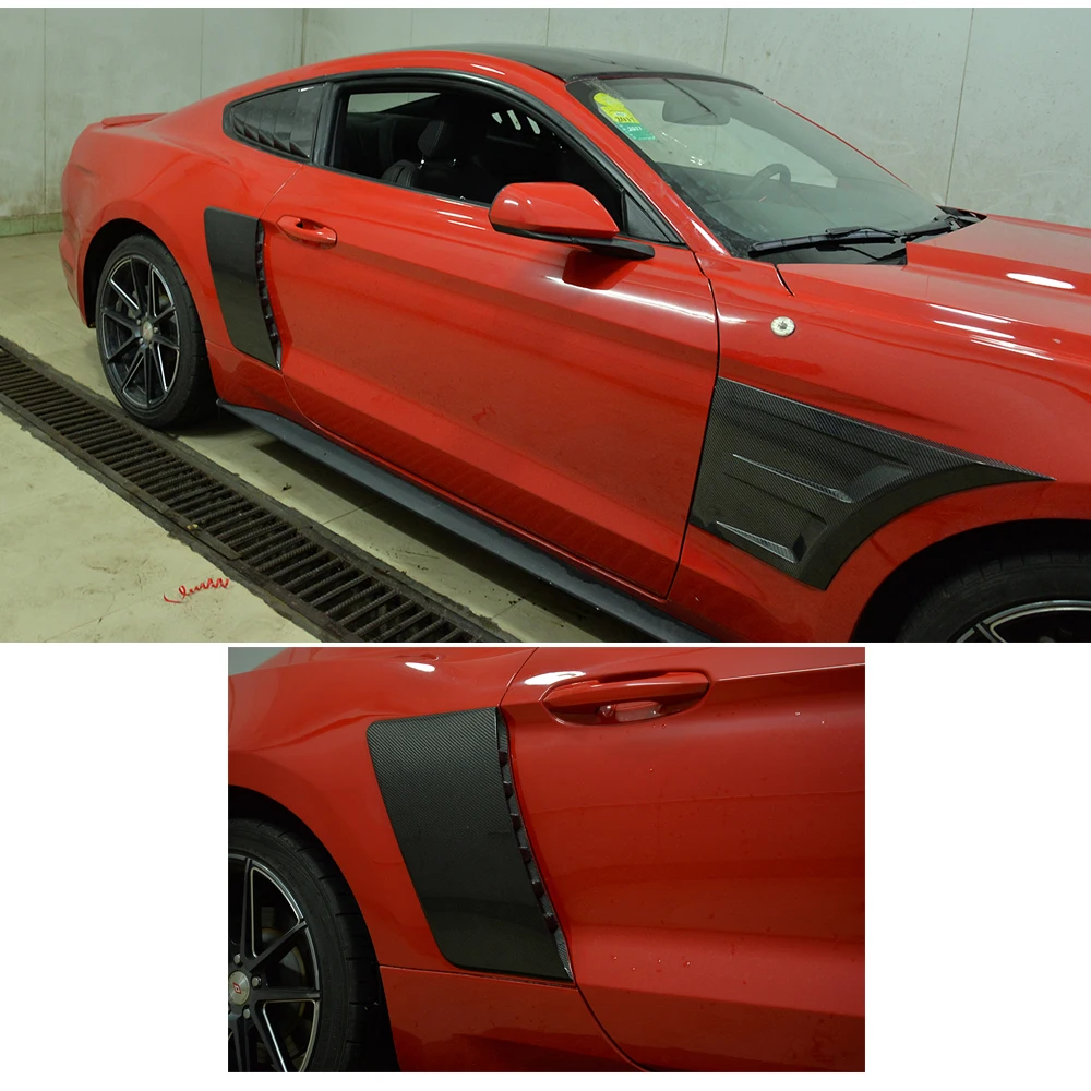 Декоративные щитки для заднего крыла из углеродного волокна/ФАП Ford Mustang Coupe 2 Door 2015