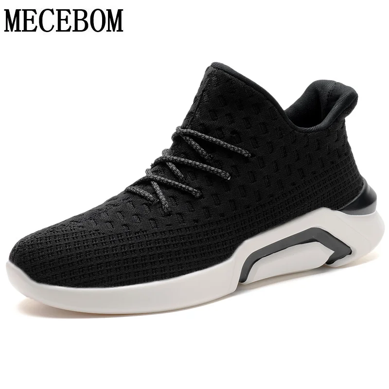 

Men's Shoes 2018 new fashion mesh breathable casual shoes for male lace-up flats men BLACK/RED footwears size 39-44 885m