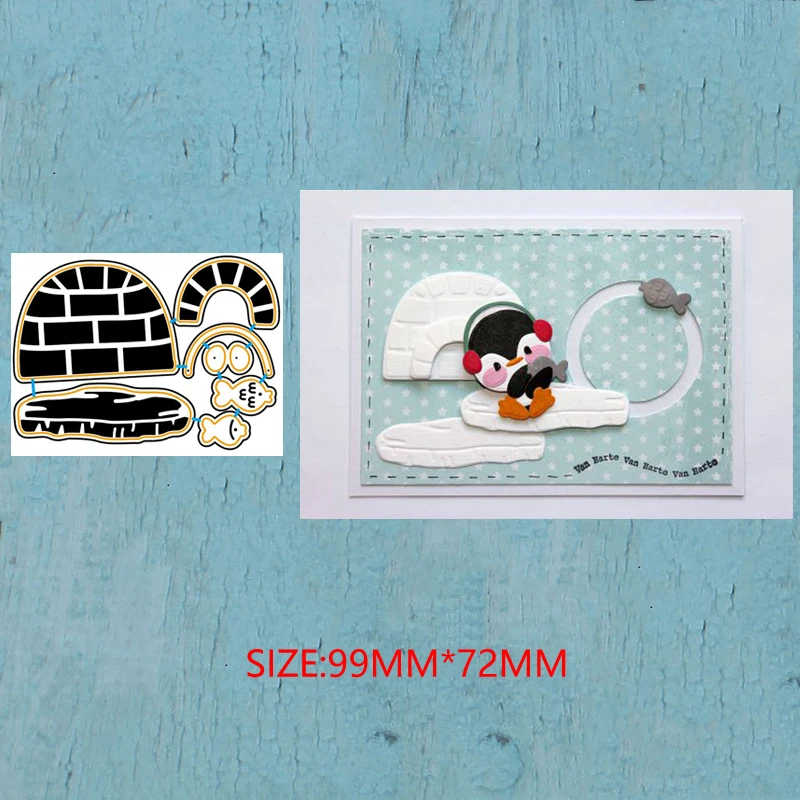 

LLove CCraft Metal Cutting Dies Polar HOUSE for DIY Scrapbook Album Paper Card Decorative Craft Embossing Die 2019 NEW dies