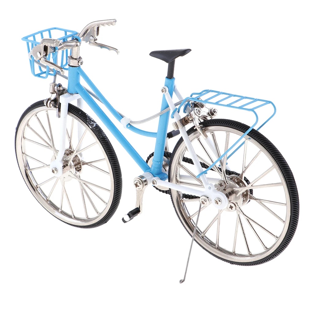 1:10 Scale Dollhouse Miniature Metal Diecast Bike Bicycle Replica Model