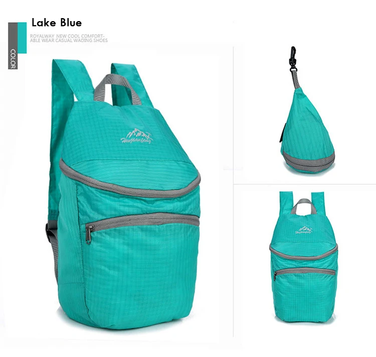 Сверхлегкий складной рюкзак для путешествий Унисекс Рюкзак для пеших прогулок