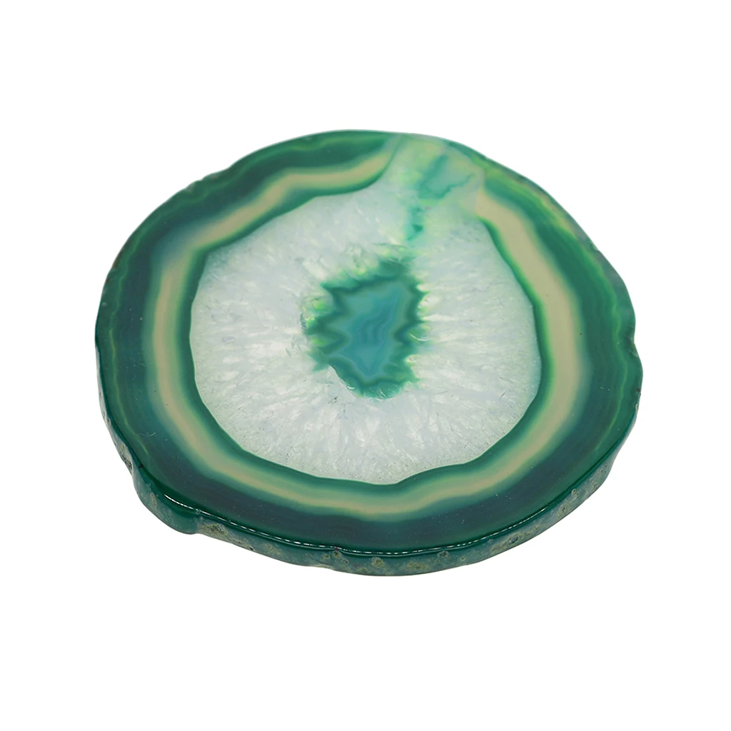 6pcs Colorful Irregular Agate Slice Quartz Crystal Coaster Placemat Decoration Ornaments for Jewelry Making DIY Pendant Charms