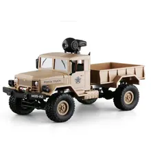 Высокое качество Fayee FY001 1/16 2,4G 4WD RC автомобиль 720 P 0.3MP WI-FI FPV матовый внедорожный Военный Грузовик W/светодиодный свет с видом от первого лица Камера