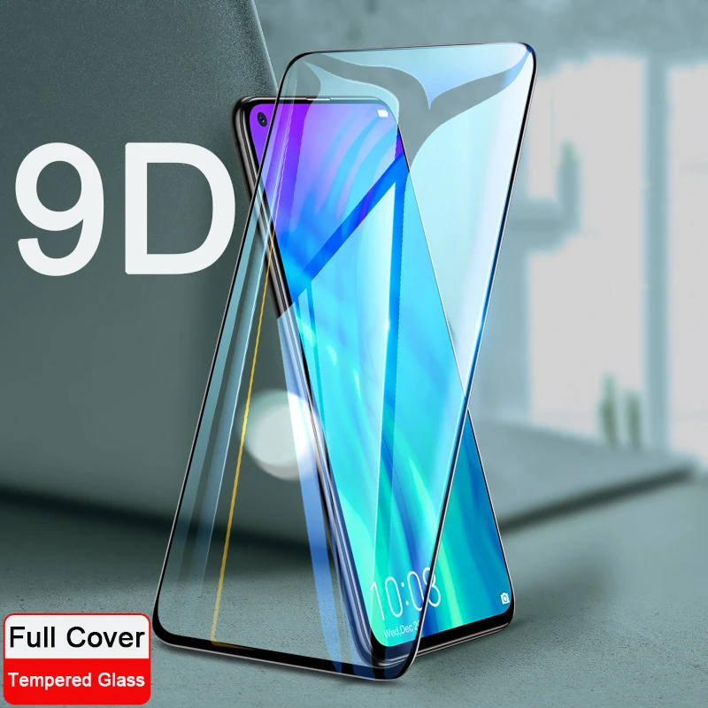 9D Полный Клей закаленное стекло на Honor 20 протектор экрана для huawei 20i Honor20 Honor20i