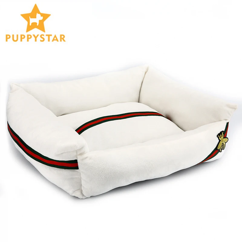 Günstige Haustier Hund Bett Für Kleine Medium Large Hund Produkt Hohe Qualität Atmungsaktiv Warme Wasserdichte Hund Weiche Katze Bett Tier Muster XR0001