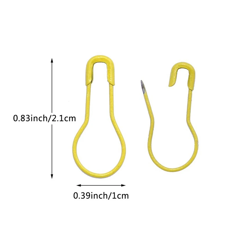 1200 шт 22 цвета металла safetypins лампы тыквенные булавки груша образные штифты для вязания стежка маркеры швейная одежда Diy ремесло мА