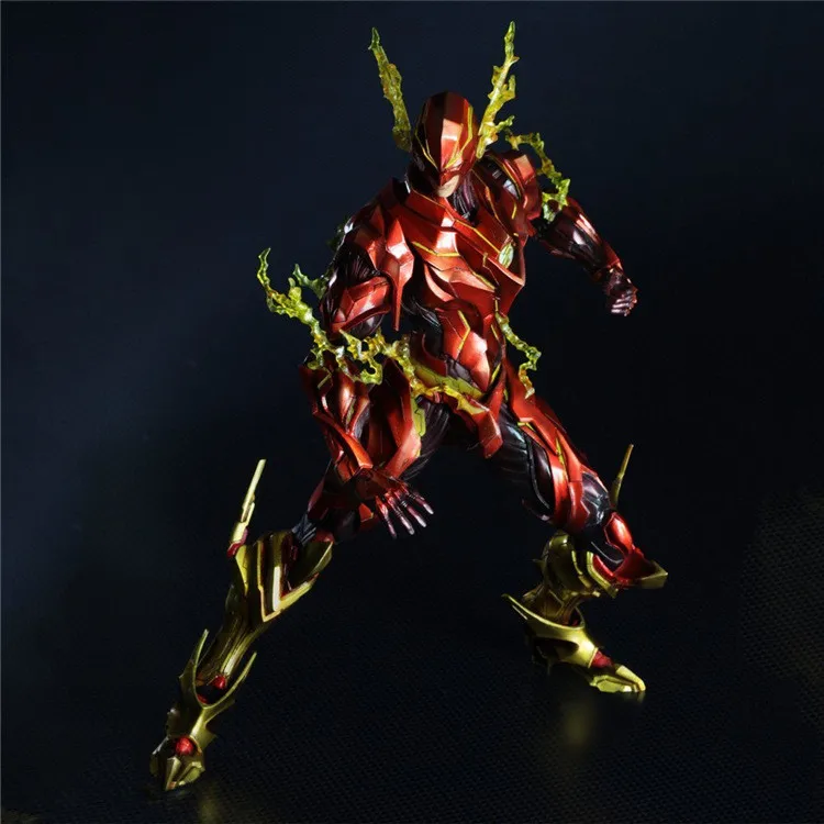 Boxed DC Comics Variant Play Arts Kai The Flash Figure Doll Movie PVC Action Figure Resin Collectio