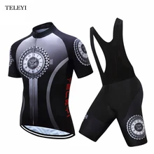 Команда teleyi мужские велосипедные Джерси Ropa Ciclismo мягкий нагрудник шорты велосипедная одежда наружная униформа для велосипеда Размер S-4XL