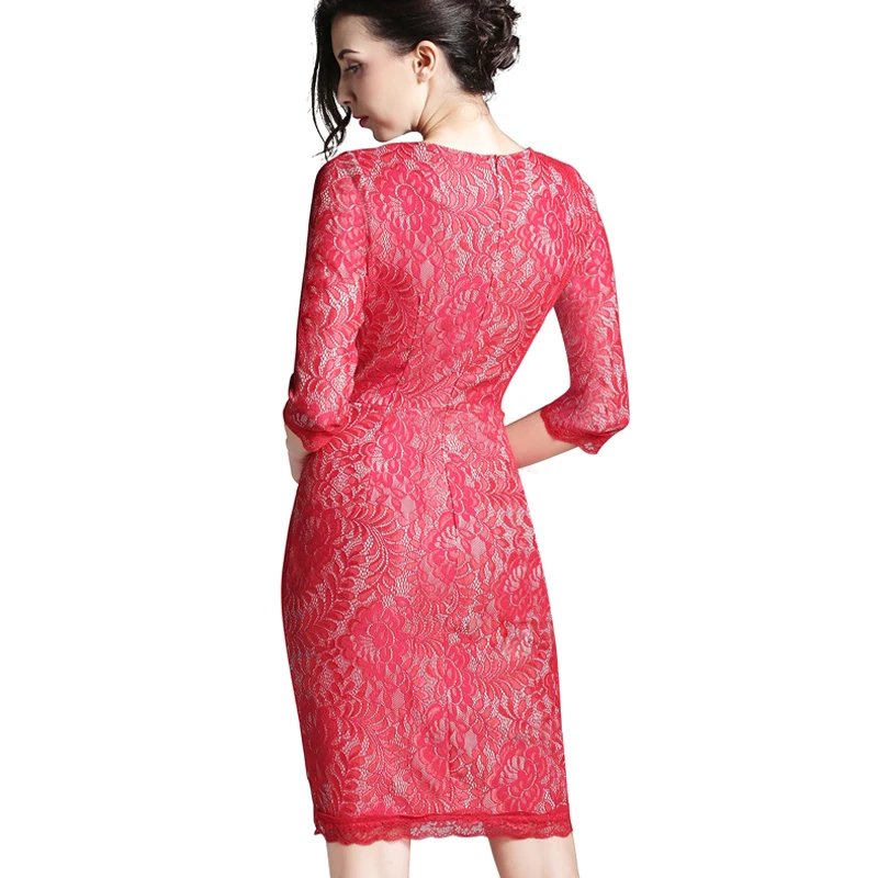 Хорошее-forever сексуальное кружевное ассиметричное летнее Красное Кружевное Платье-футляр с принтом, сексуальное облегающее мини-платье с коротким рукавом b205