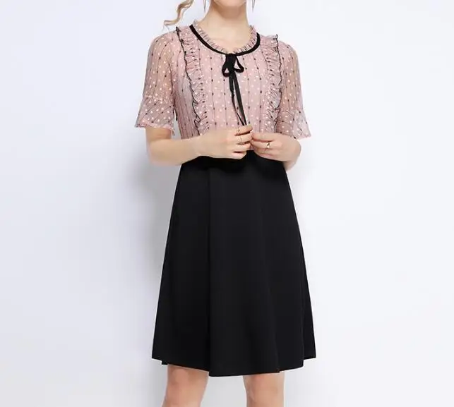 

Sexy Womens Summer Straps Ruffled Bodycon Dress Ladies Short Dress Ladies Solid Lace Patchwork Sexy Sleeveless Dresses