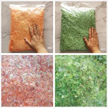 

500g Clear Slime Shell paper Transparent DIY Handmade Crystal Mud Mixture Particles Accessories Slime Filling Decoration