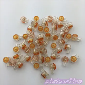 

High Quality 50pcs/lot Button Gel Filled Phone Wire Butt Splice L14Y Crimp Terminal UY Connector 2 Port Sell Loss