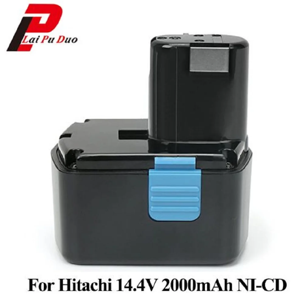 14,4 V 2000mAh Ni-CD Перезаряжаемые Мощность инструмент батарея для Hitachi DS14DVF3 EB1414S EB1412S EB1414 EB1414L CJ14DL DH14DL