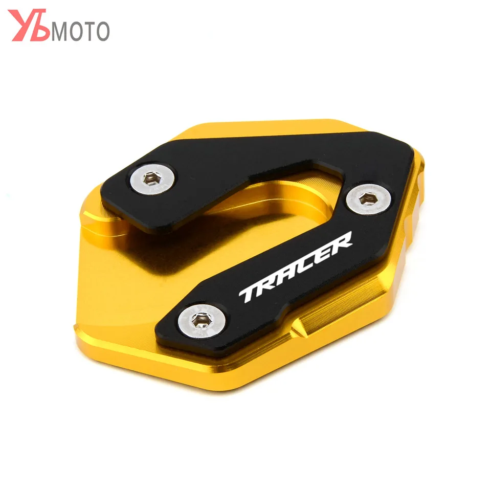 Высококачественные Аксессуары для Yamaha MT09 Tracer MT-09 Tracer мотоциклетные подставки Kick Stand пластина с логотипом