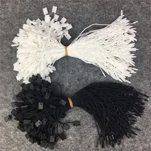 1000 шт. Высококачественная веревка для праздничных флажков Висячие гранулы на заказ одежда сертификат ручной веревки общий пластиковый блок Пряжка висячая веревка