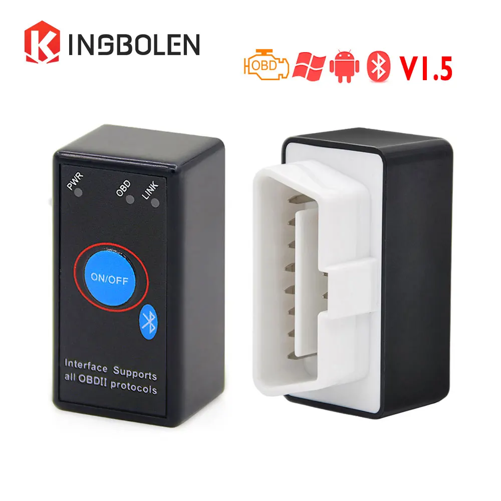 Prix pour Super mini ELM327 Bluetooth V1.5 KINGBOLEN Interrupteur D'alimentation 16Pin OBD2 Lecteur de Code ELM 327 outil De Diagnostic Puce PIC18F25K80 ELM327 Prix pour Super mini ELM327 Bluetooth V1.5 KINGBOLEN Interrupteur D'alimentation 16Pin OBD2 Lecteur de Code ELM 327 outil De Diagnostic Puce PIC18F25K80 ELM327