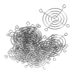 Высокое качество 20 шт. Серебряный тон Металлический гриль Протектор Палец гвардии для мм 60 мм чехол вентилятор