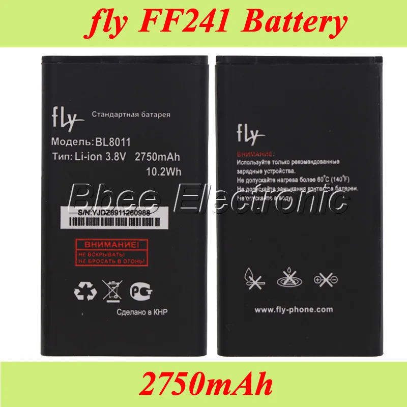 Летать FF241 Батарея BL8011 2750 мАч аккумулятор высокого качества|fly battery|battery flybatteries