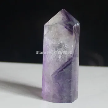 

xd j00218 Fluorite crystal hexagonal point healing
